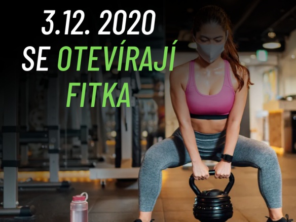 Fitka se otevírají 3.12.2020 buďte připraveni. Jaké podmínky musíme dodržovat?