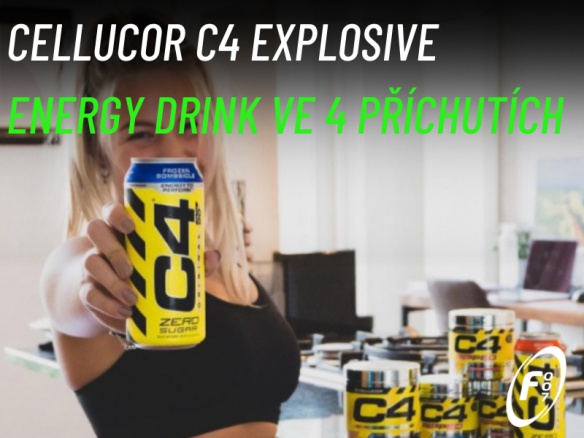 Novinka: Cellucor C4 Explosive Energy Drink