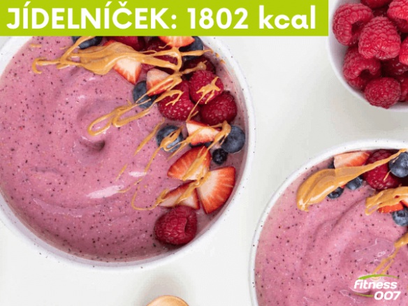 Vzorový jídelníček do krabičky 1800 Kcal | Low-fat dieta