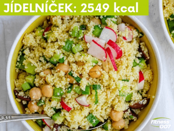 Vzorový jídelníček do krabičky 2549 Kcal | 5 jídel denně