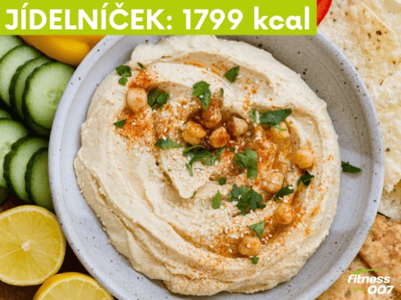 Vzorový jídelníček do krabičky 1799 Kcal | VEGAN
